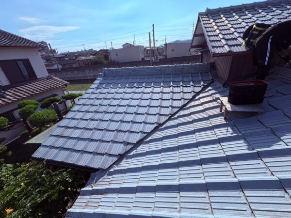 高松市にて部分葺き直し〈瓦屋根のずれ・雨漏り修理〉の施工後写真